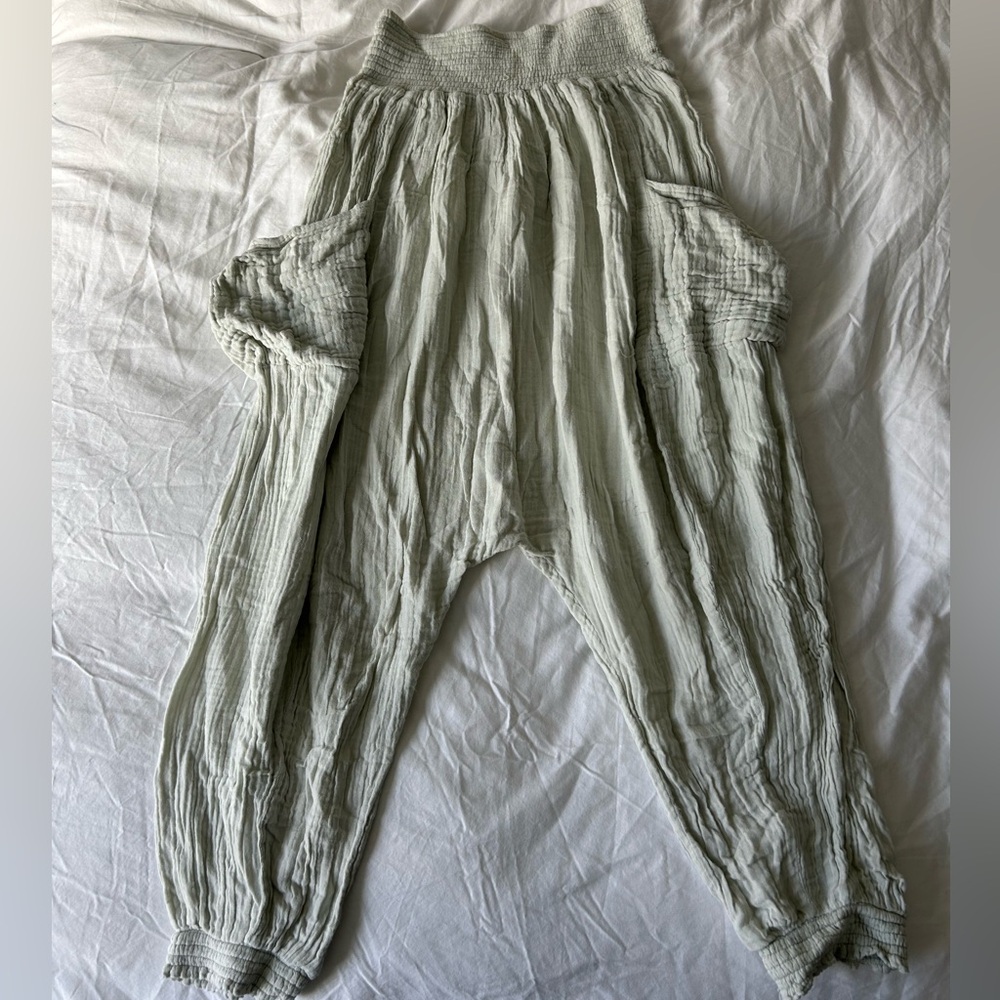Gauze Harem Pants